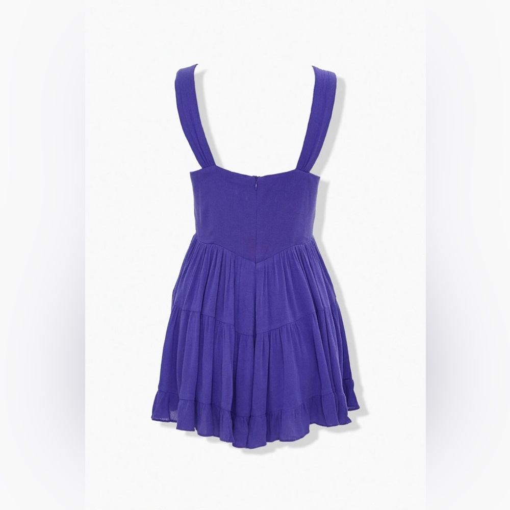 FOREVER 21 Button-Front Sweetheart Romper Size M - Picture 3 of 7